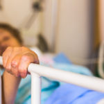 Elderly women hospitalized