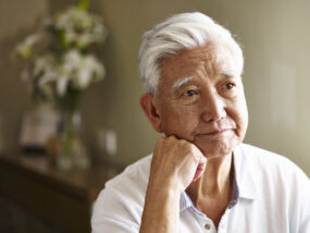 portrait of a senior asian man